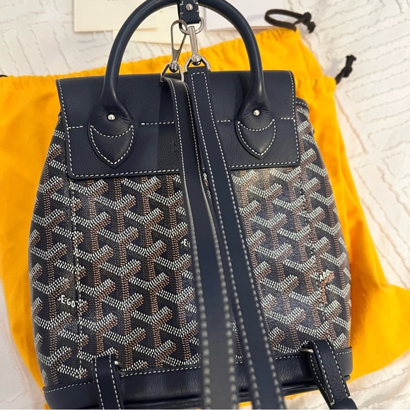 Goyard Alpin Mini Backpack – Navy Blue - Picture 4 of 12